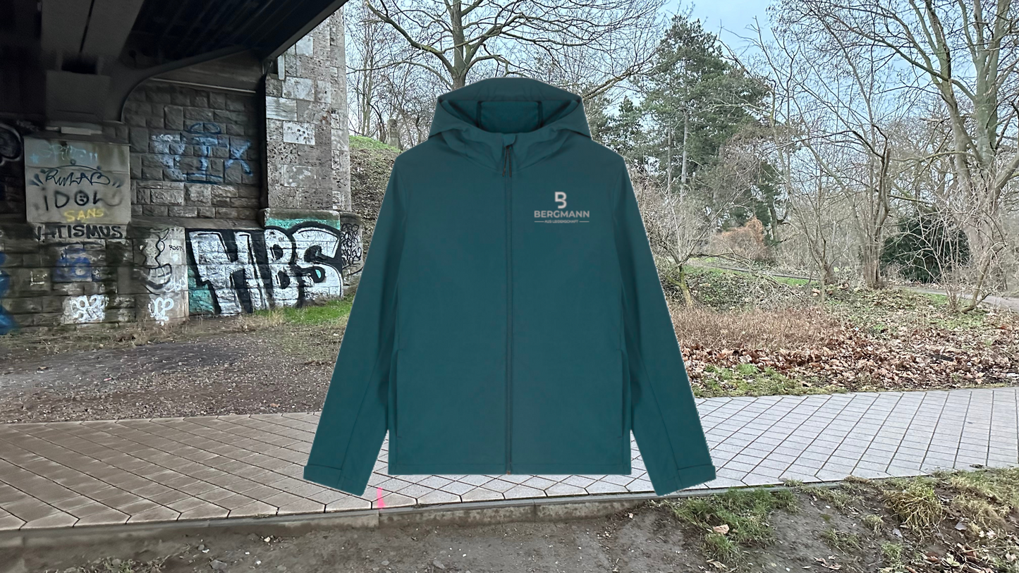 Softshell Jacke mit Kaputze - BERGMANN