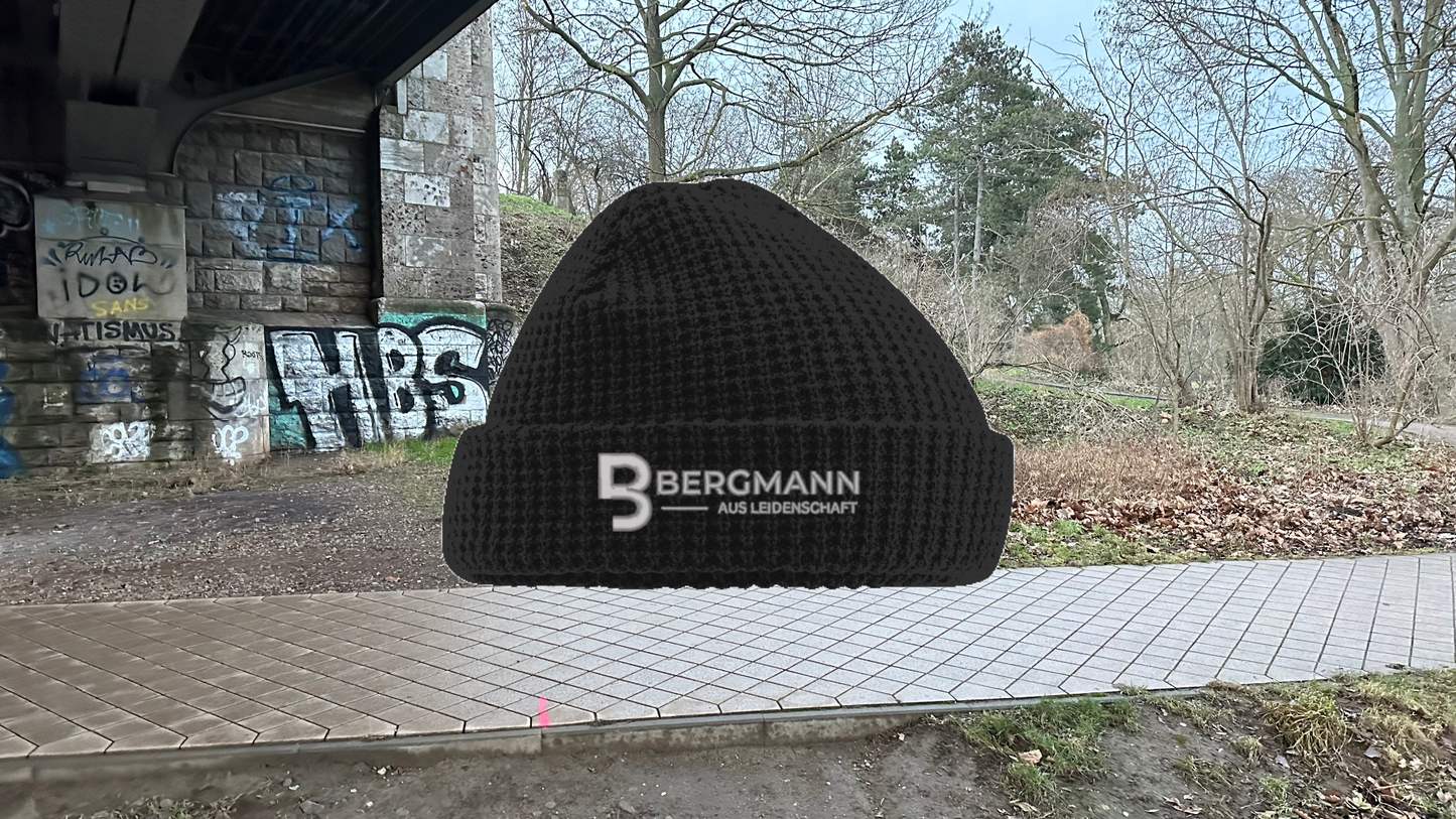 gestricktes Beanie - BERGMANN
