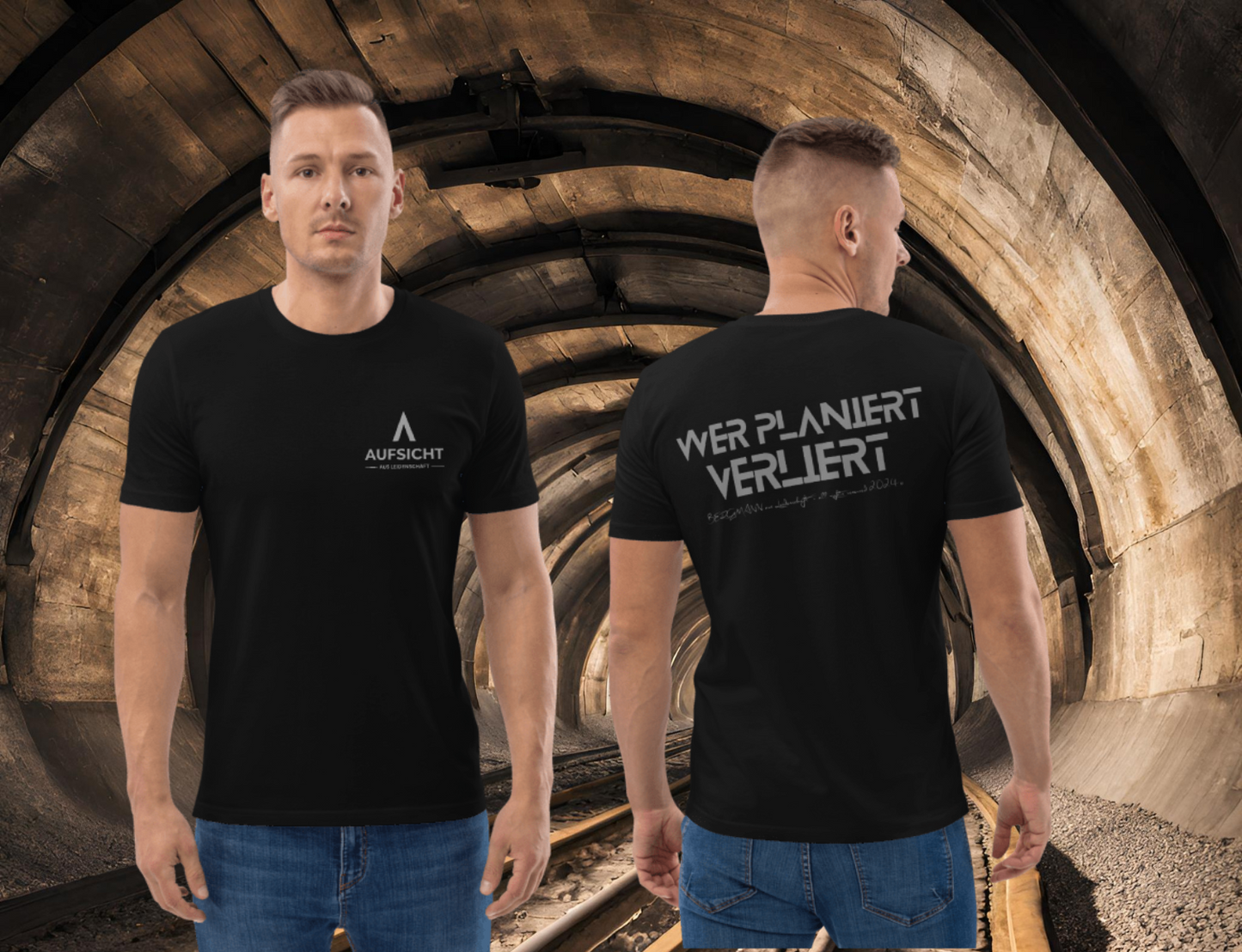 Aufsicht T-Shirt "wer planiert, verliert"