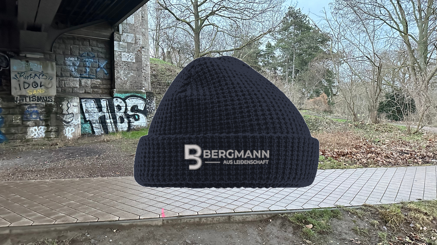 gestricktes Beanie - BERGMANN