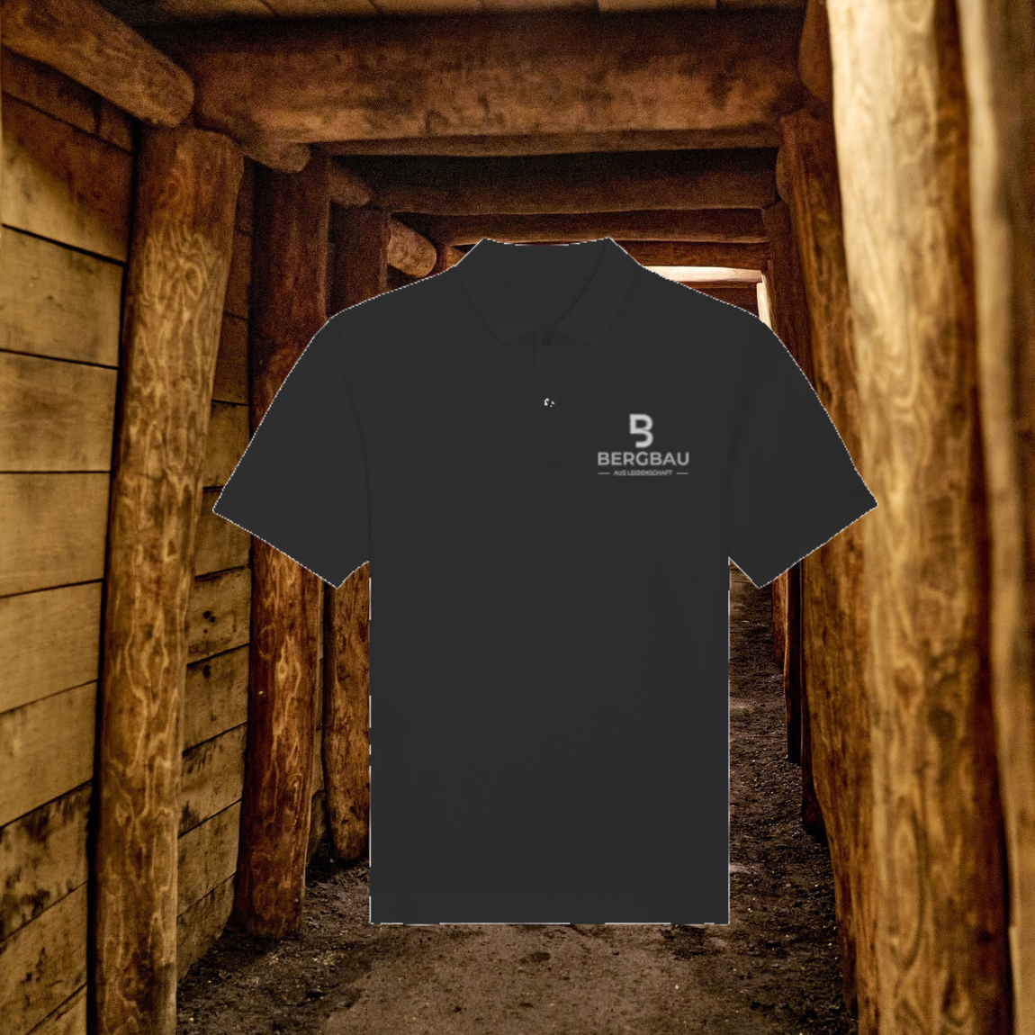 Bergbau Polo Hemd, bestickt!