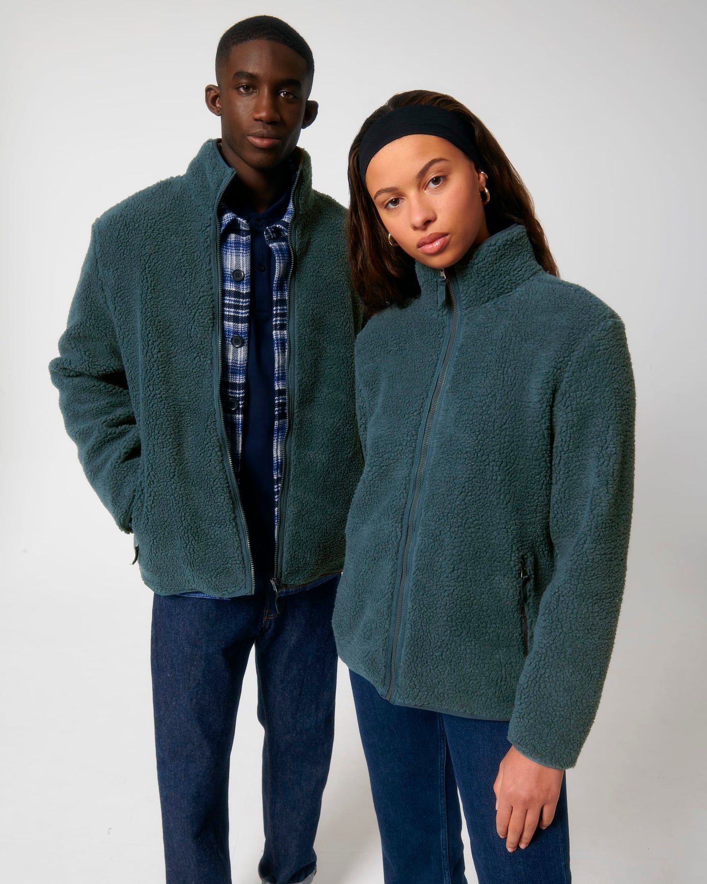 Fleece Jacke - BERGBAU gestickt!