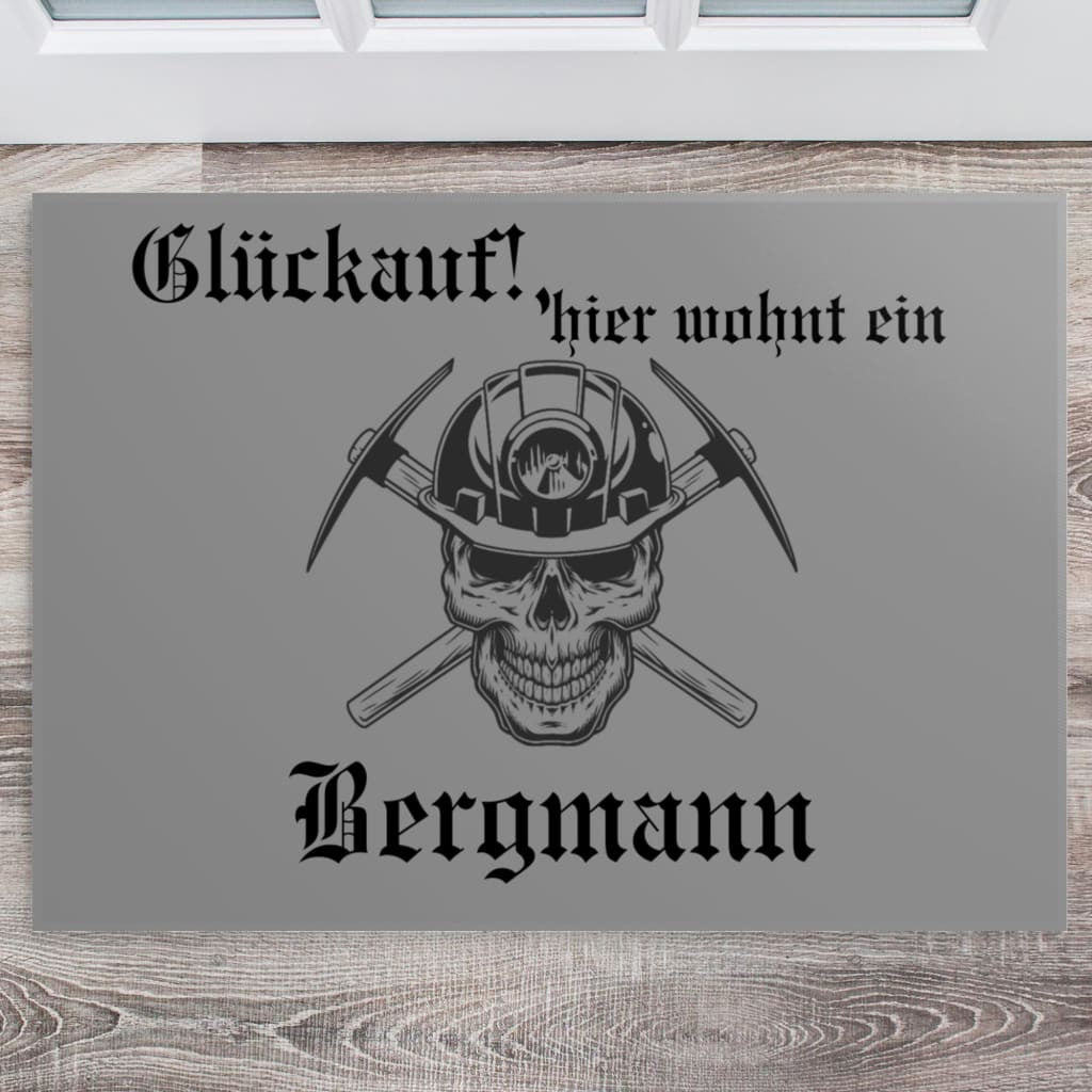 Bergmann Skull Teppich 70x50 cm
