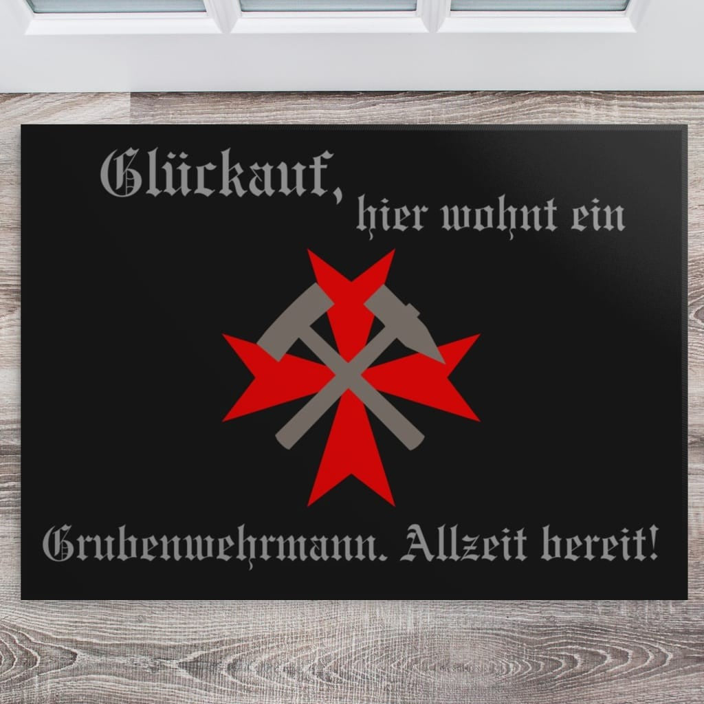 Grubenwehr Teppich 70X50 cm