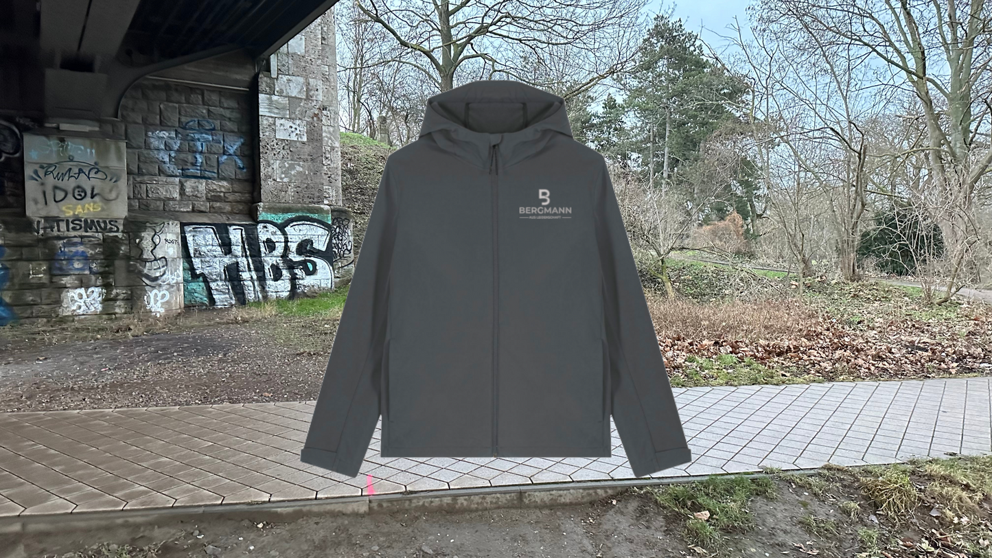 Softshell Jacke mit Kaputze - BERGMANN