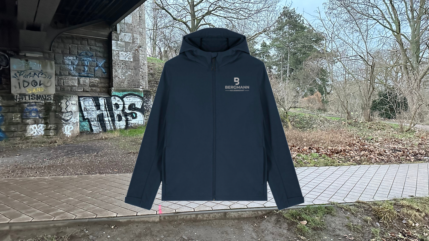 Softshell Jacke mit Kaputze - BERGMANN