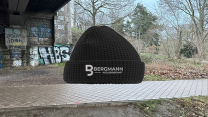 gestricktes Beanie - BERGMANN
