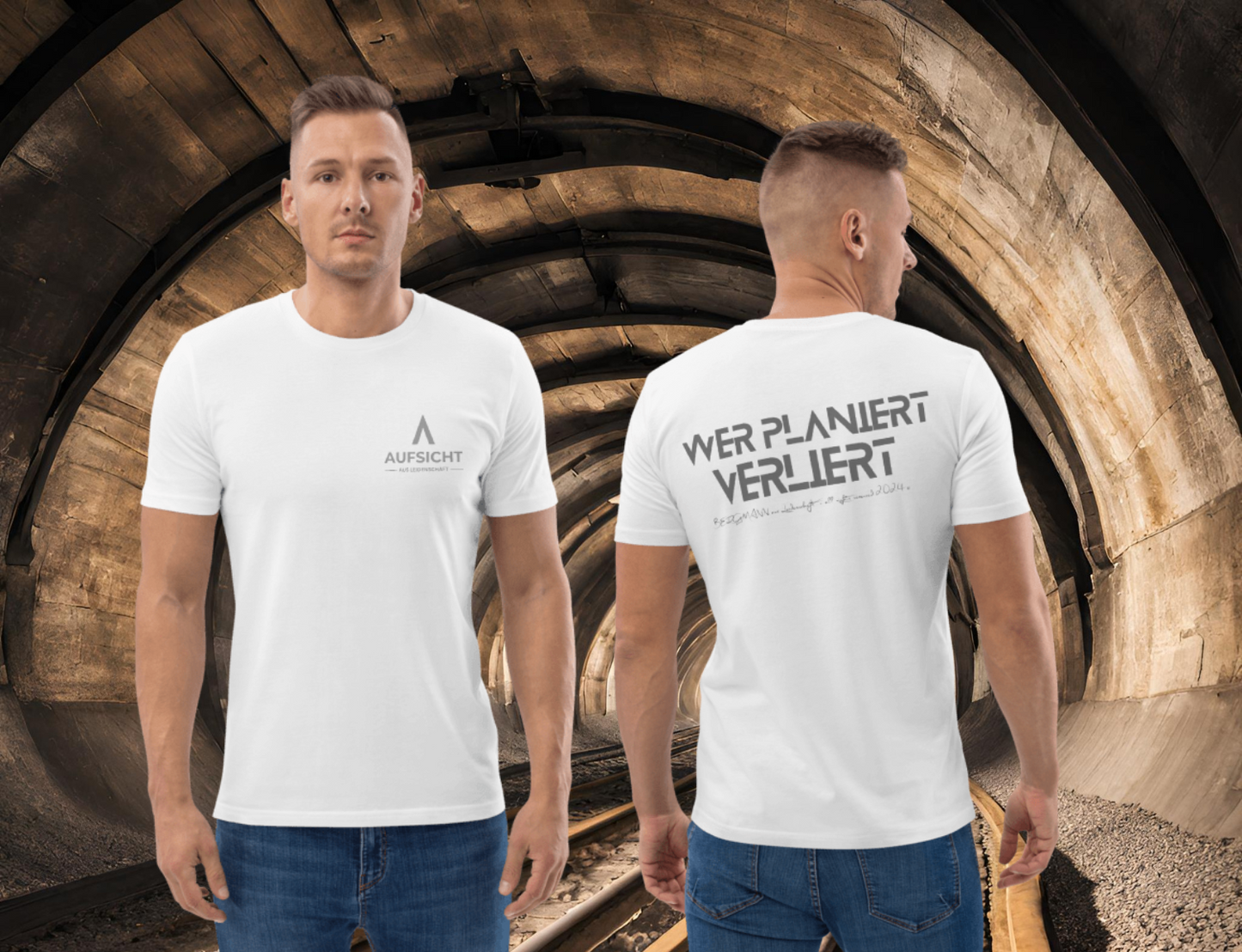Aufsicht T-Shirt "wer planiert, verliert"