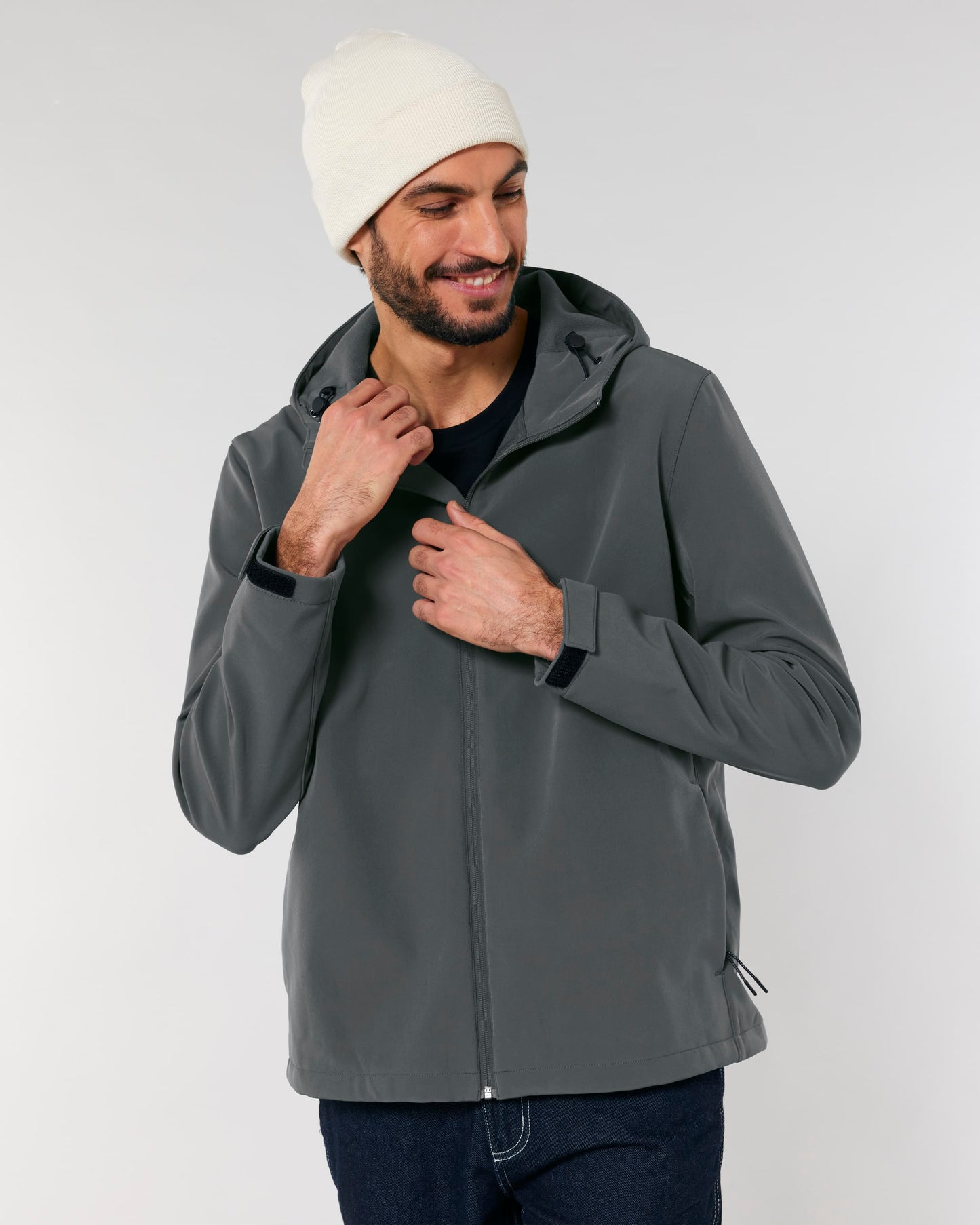 Softshell Jacke mit Kaputze - BERGBAU