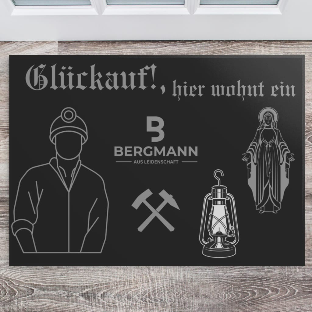 Hier wohnt ein.. 70 x 50 cm